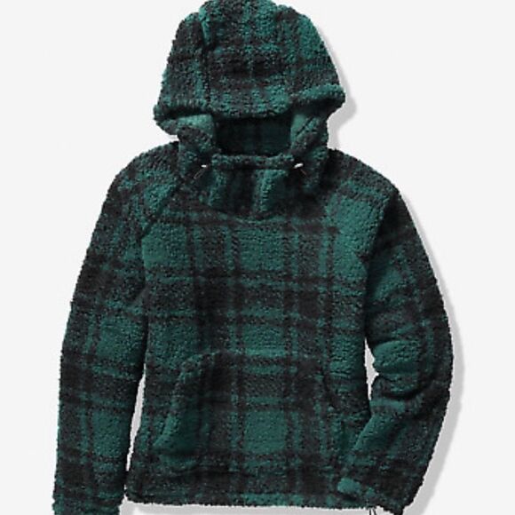 PINK SHERPA HOODIE - Picture 1 of 12